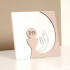 Lille billede, der forestiller eukaristien lasergraveret Made in Italy - Ingrid Viadurini