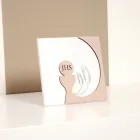 Lille billede, der forestiller eukaristien lasergraveret Made in Italy - Ingrid Viadurini