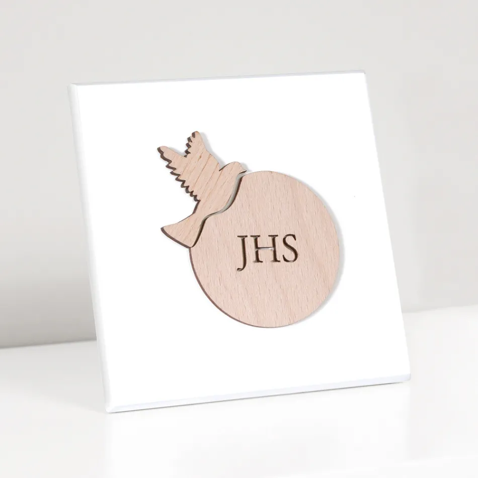 Lasergraveret billede, der viser tilståelsen lavet i Italien - Jeremias Viadurini