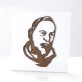 Lille billede, der forestiller Padre Pio Laser Engraved Made in Italy - Barbara