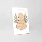 Lille billede, der forestiller en lille engel med aks Lavet i Italien - Greta Viadurini