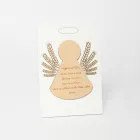 Lille billede, der forestiller en lille engel med aks Lavet i Italien - Greta Viadurini