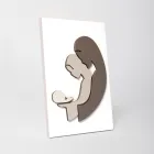 Billede med repræsentationen af tilbedelse lavet i Italien - Cesar Viadurini