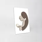 Billede med repræsentationen af tilbedelse lavet i Italien - Cesar Viadurini