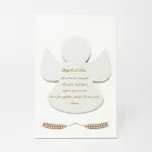 Lasergraveret billede af en velsignet engel lavet i Italien - Alain Viadurini