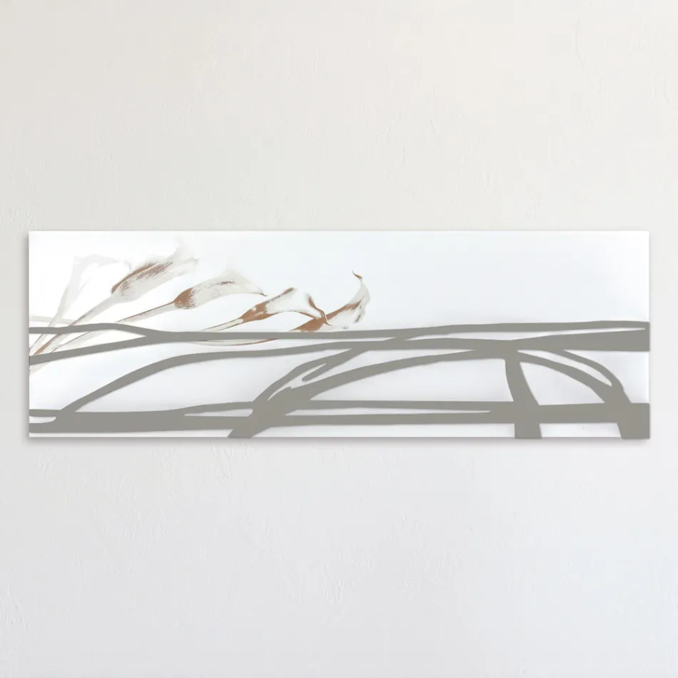 Maleri med abstrakte former lavet med laser lavet i Italien - Grace Viadurini