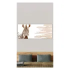 Maling med Zebra Made with Laser Made in Italy - Yuuka Viadurini