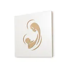 Lasergraveret billede af madonnaen med barnet lavet i Italien - Bashira Viadurini