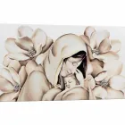 Moderne designpanel i relief på lærred lavet i Italien Sole Viadurini