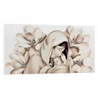 Moderne designpanel i relief på lærred lavet i Italien Sole Viadurini