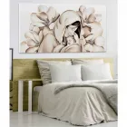 Moderne designpanel i relief på lærred lavet i Italien Sole Viadurini