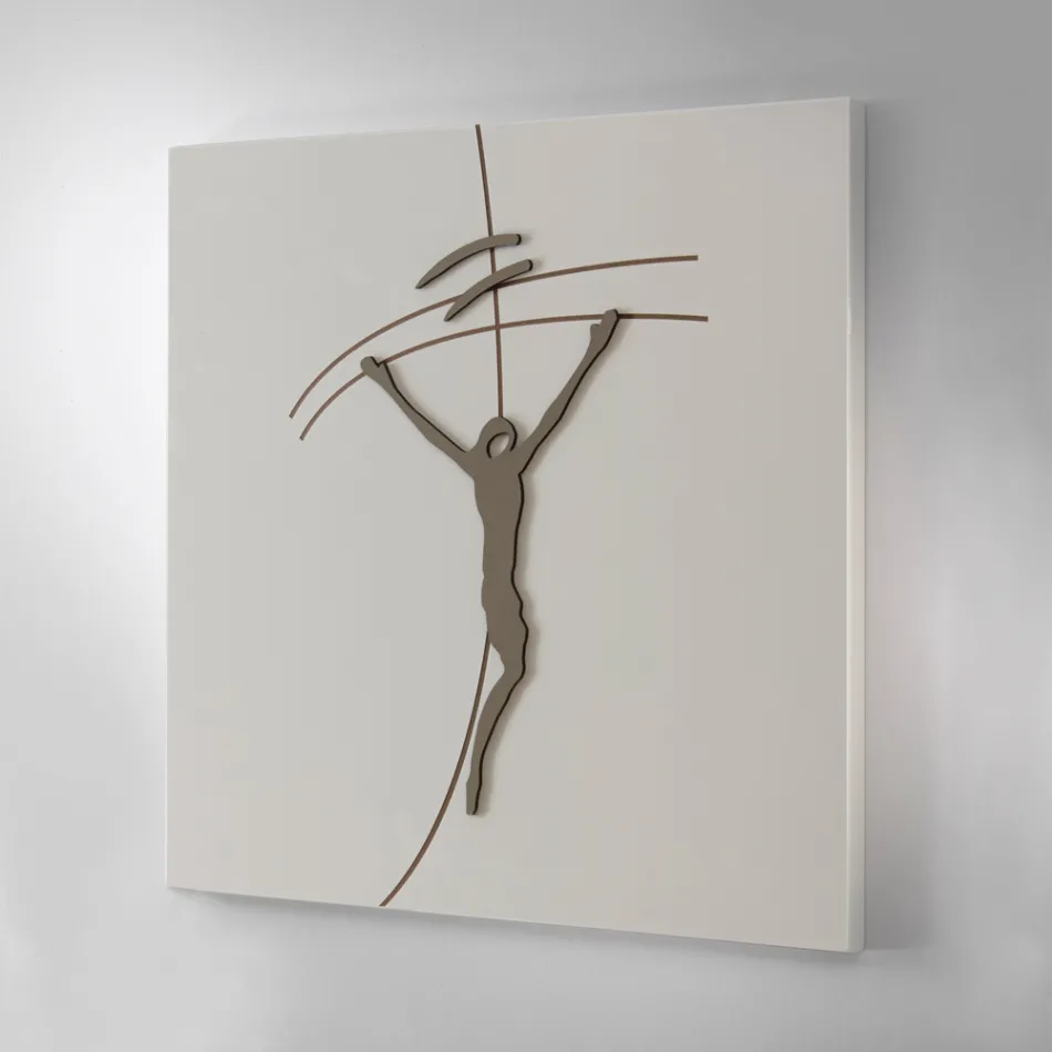 Lasergraveret billede, der viser Messias lavet i Italien - Ahmya Viadurini