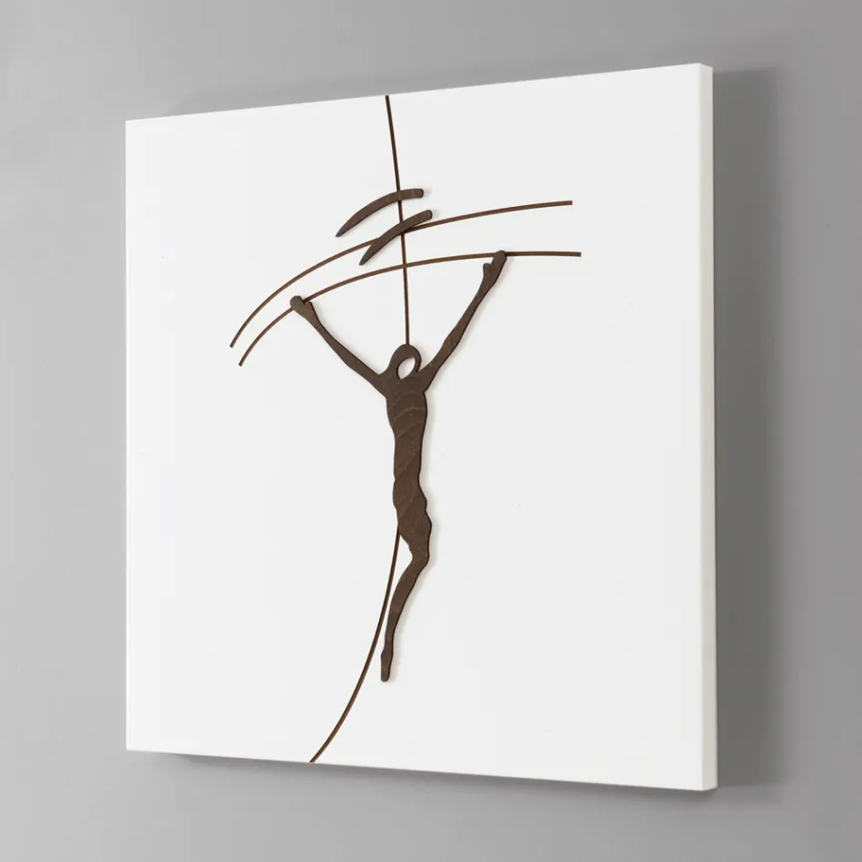 Lasergraveret billede, der viser Messias lavet i Italien - Ahmya Viadurini