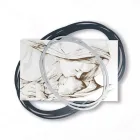 Lasergraveret billede med Marias kys til Jesus lavet i Italien - Sylvie Viadurini