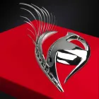 Moderne håndværkerramme i træ, stål og harpiks fremstillet i Italien - øje Viadurini