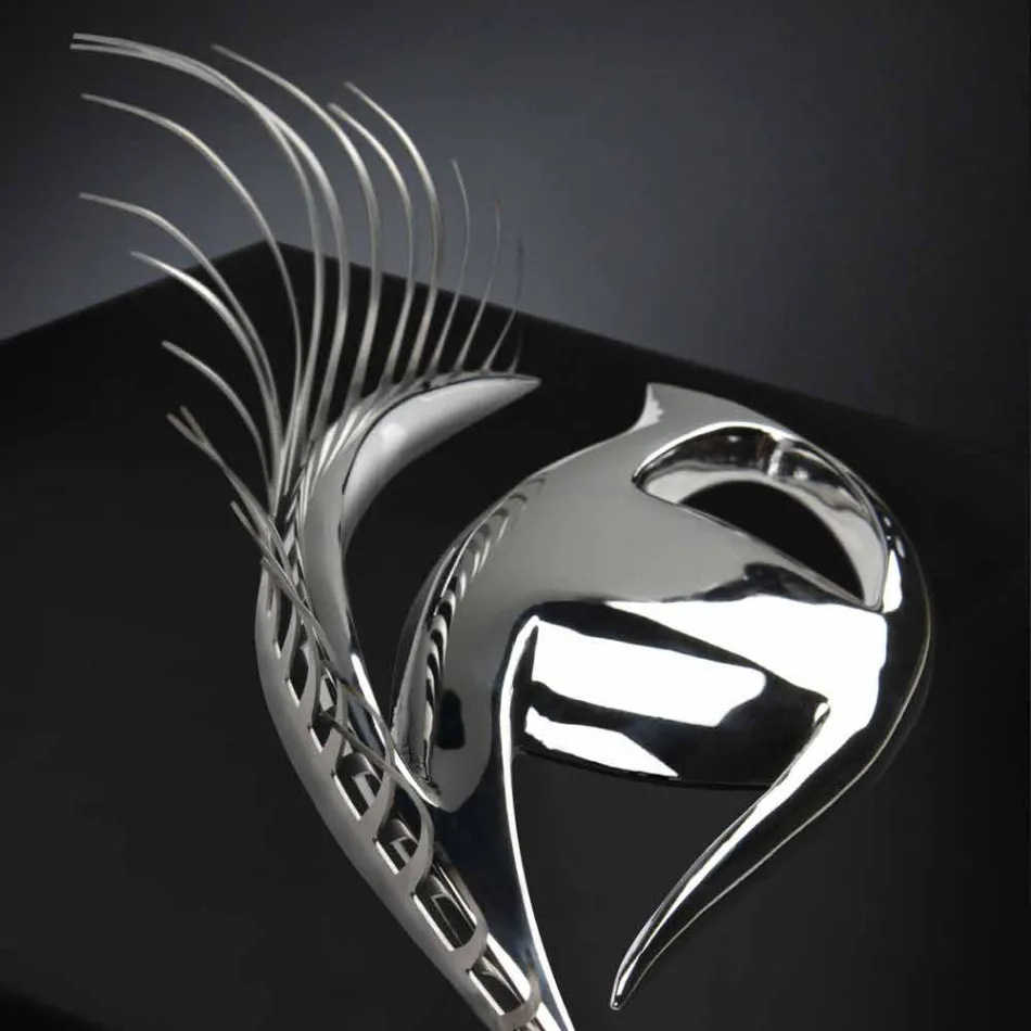 Moderne håndværkerramme i træ, stål og harpiks fremstillet i Italien - øje Viadurini