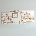 Billede lavet med laser, der skildrer skabelsen af Made in Italy - Pirucchio Viadurini