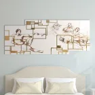 Billede lavet med laser, der skildrer skabelsen af Made in Italy - Pirucchio Viadurini