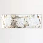 Rektangulært maleri lavet med laser med gudinde og barn lavet i Italien - Nagi Viadurini