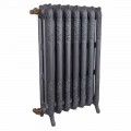 Vintage Radiator 7 Dekorerede elementer i støbejern fra jorden op til 1062 W - barok