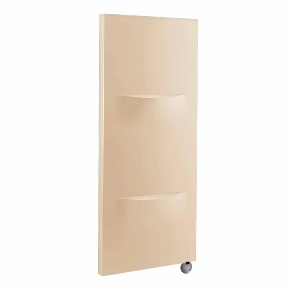 Lodret elektrisk radiator i moderne stålkonstruktion op til 1000 W - Cut Viadurini