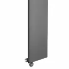 Lodret elektrisk radiator Minimal design i farvet stål 700 W - is Viadurini