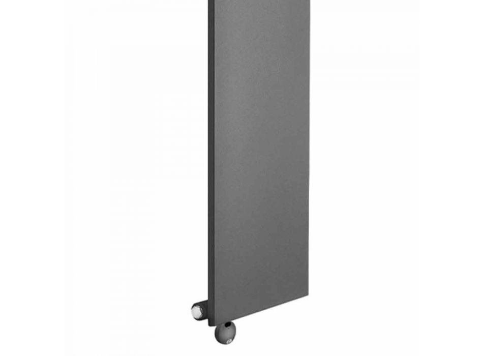 Lodret elektrisk radiator Minimal design i farvet stål 700 W - is Viadurini
