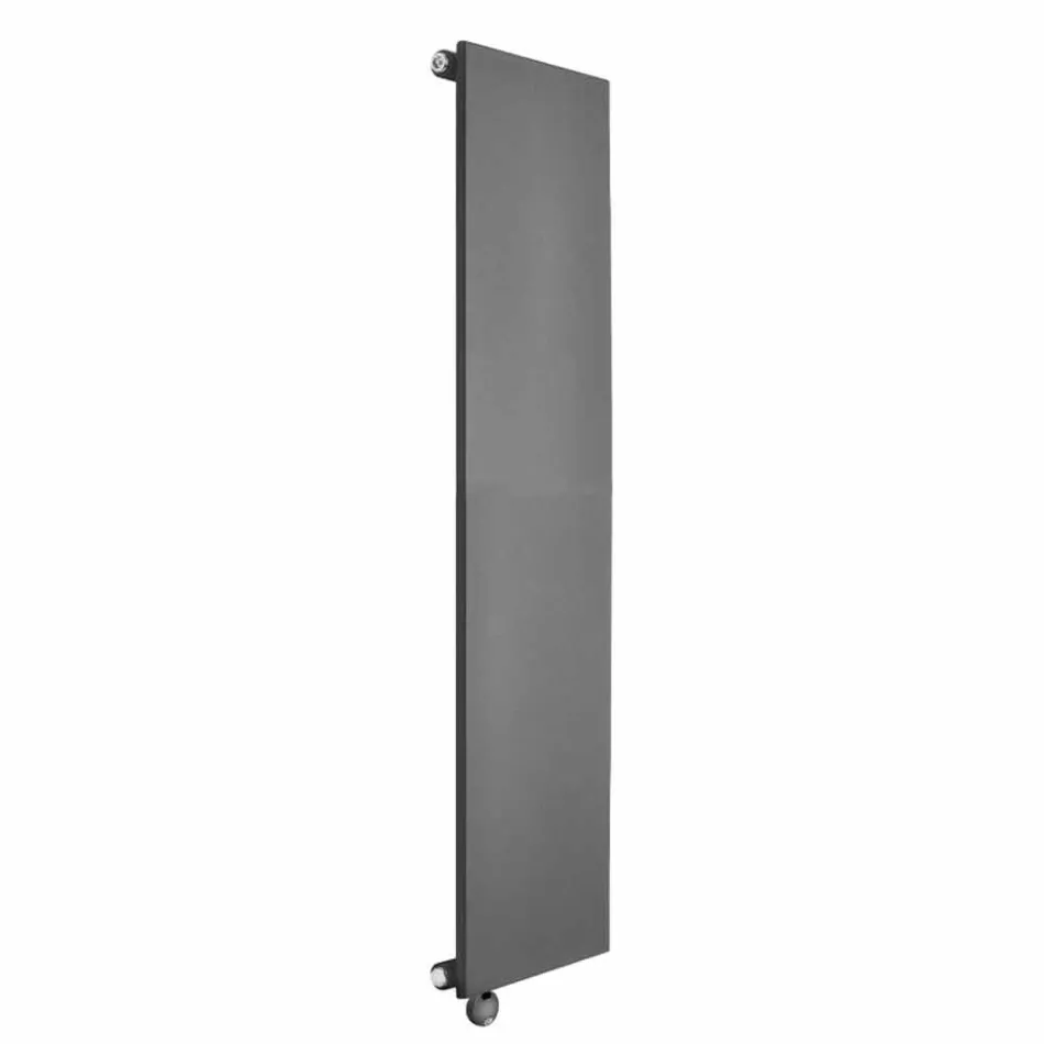 Lodret elektrisk radiator Minimal design i farvet stål 700 W - is Viadurini