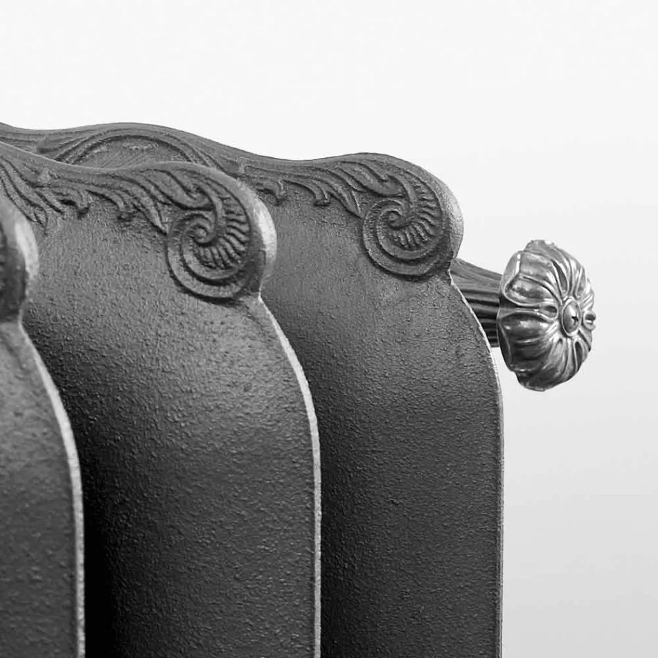 retro hydraulisk radiator støbejern i 3 søjler af Tiffany Scirocco H Viadurini