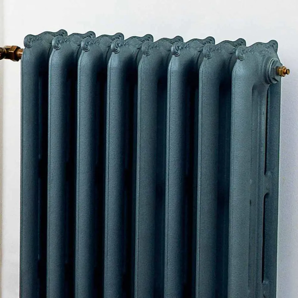 retro hydraulisk radiator støbejern i 3 søjler af Tiffany Scirocco H Viadurini