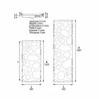Moderne hydraulisk lodret designradiator op til 903 W - Scuba Viadurini