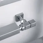 Cooler Hydraulisk krom opvarmet håndklædetørrere Snake Scirocco H, Design Viadurini