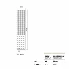 Radiator radiator elektrisk design Lego Brick af Scirocco H Viadurini