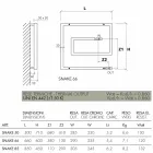 Moderne hydraulisk radiator radiator Snake af Scirocco H Viadurini