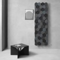 Moderat design radiator i stål lodret design 834 Watt - honning