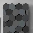 Moderat design radiator i stål lodret design 834 Watt - honning Viadurini