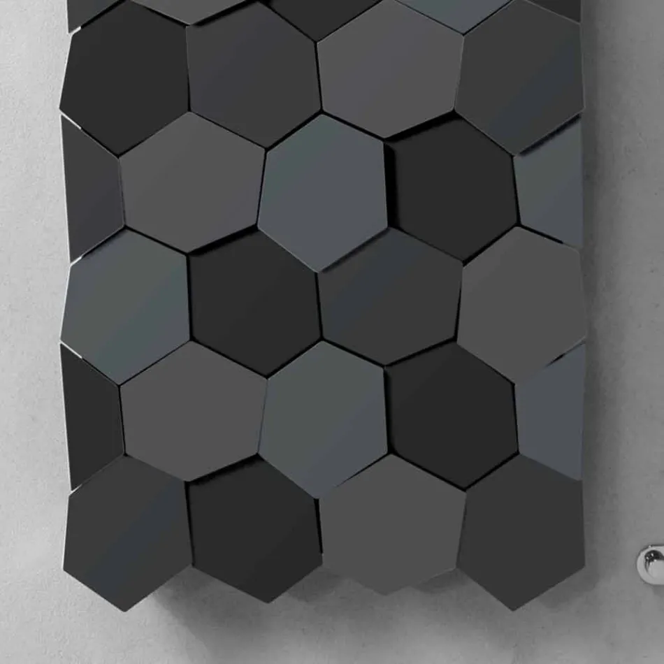 Moderat design radiator i stål lodret design 834 Watt - honning Viadurini