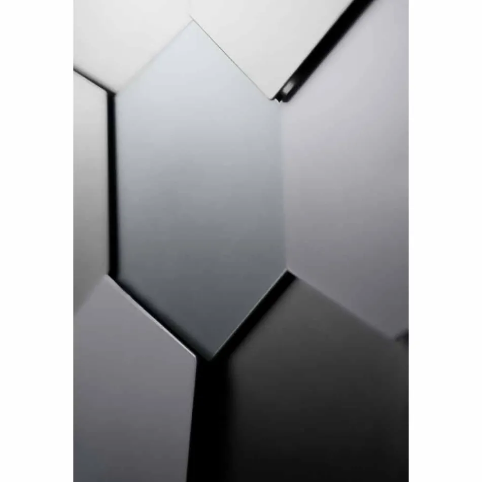 Moderat design radiator i stål lodret design 834 Watt - honning Viadurini