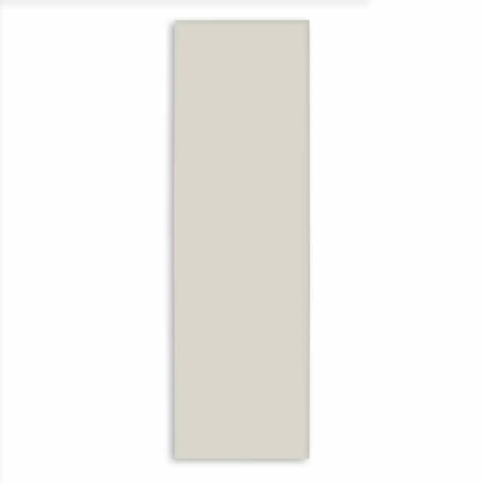 Lodret designkøler i gråhvidt stål op til 839 W - is Viadurini