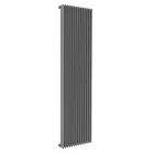 Lodret hydraulisk designradiator i farvet stål op til 1515 Watt - kondor Viadurini