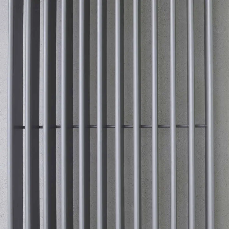 Lodret hydraulisk designradiator i farvet stål op til 1515 Watt - kondor Viadurini