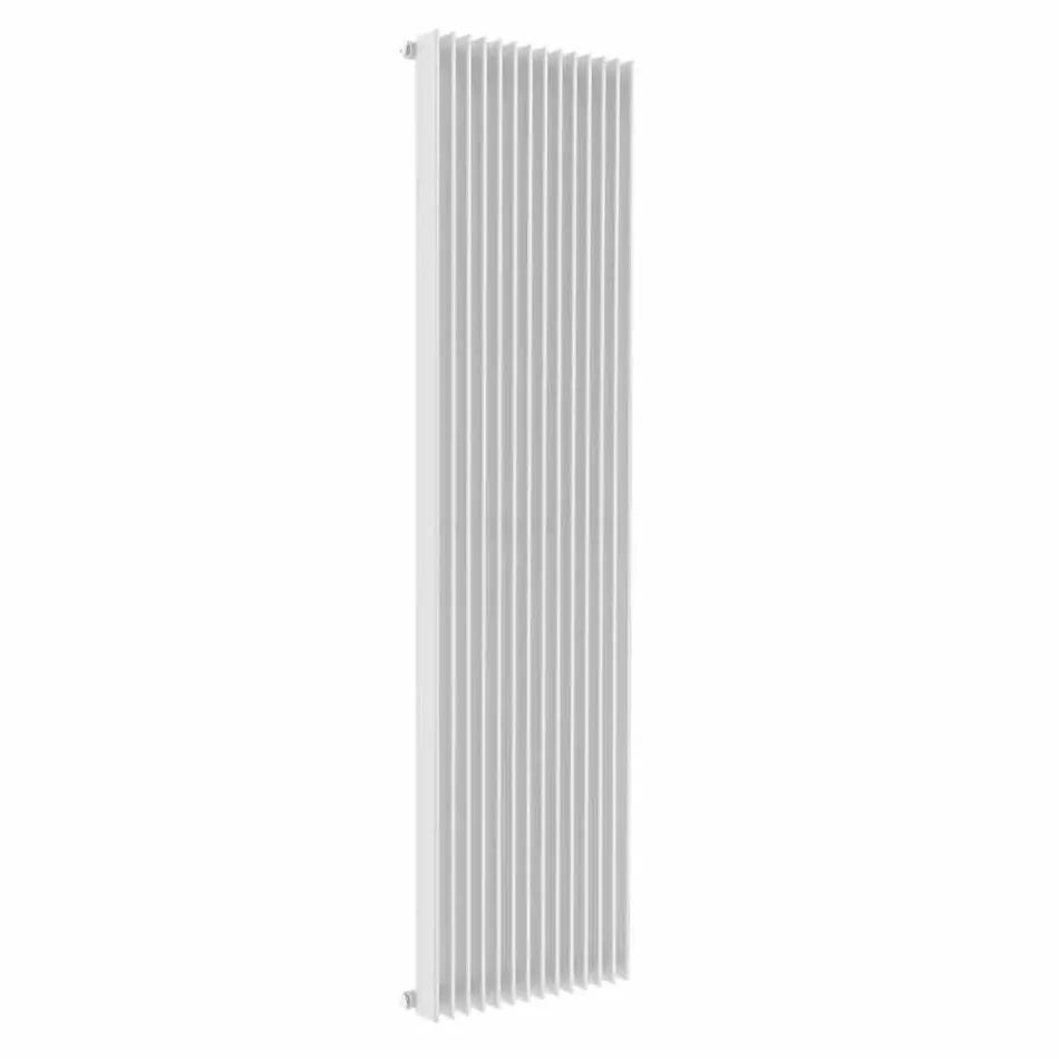 Lodret hydraulisk designradiator i farvet stål op til 1515 Watt - kondor Viadurini