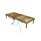 Motoriseret Bio Energy Plus ATP liggende dobbelt træsengebund - energi Viadurini