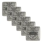 Rosenthal Versace 6 flade firkantede skåle med Versace-logo 90'er vintage - barok Viadurini