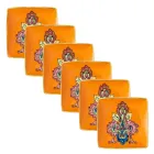 Rosenthal Versace Alphabet 6 flade firkantede porcelænsskåle - alfabet Viadurini