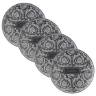 Rosenthal Versace Barocco 4 middagstallerkener Diameter 17 cm i porcelæn - Barocco Viadurini