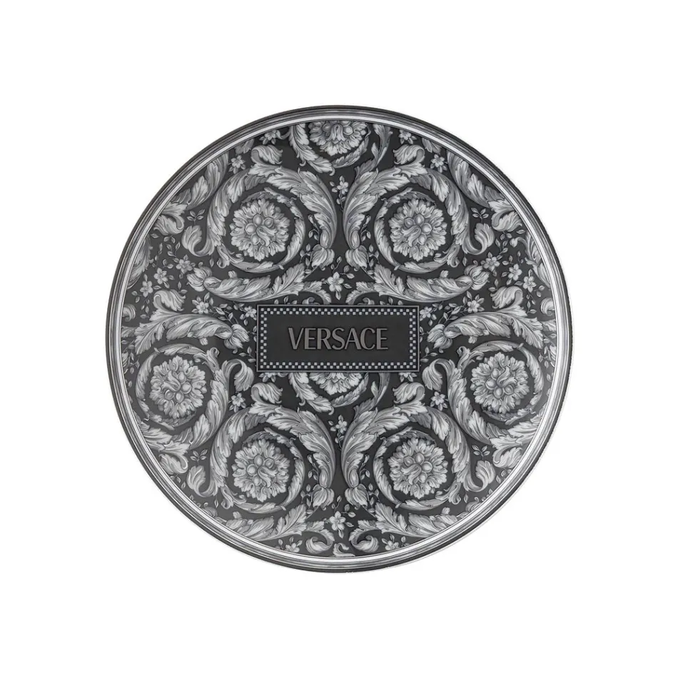 Rosenthal Versace Baroque 4 middagstallerkener Diameter 17 cm i porcelæn - barok Viadurini