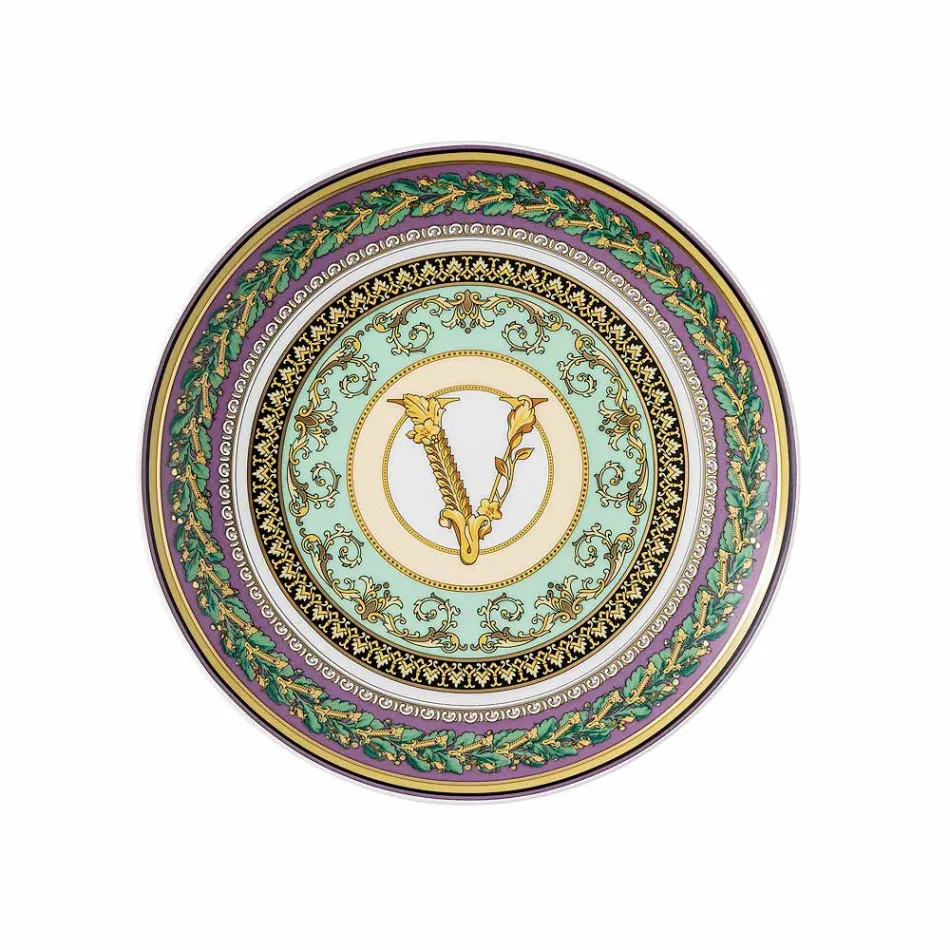 Rosenthal Versace Barocco Mosaik 4 Middagstallerkener Diameter 17 cm - Mosaik Viadurini