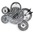 Rosenthal Versace barok bordplade tallerken Diameter 33 cm i porcelæn - barok Viadurini