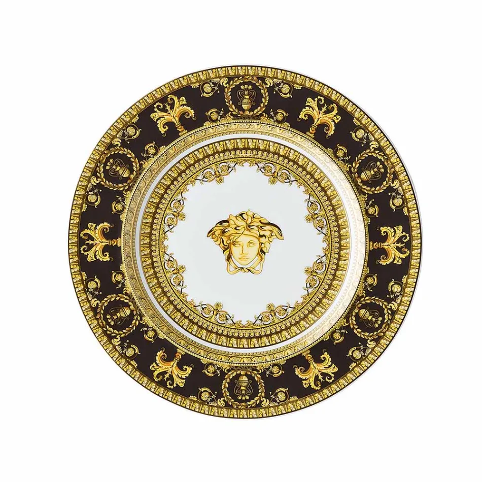 Rosenthal Versace I Love Baroque 4 middagstallerkener Diameter 18 cm - Barok Viadurini